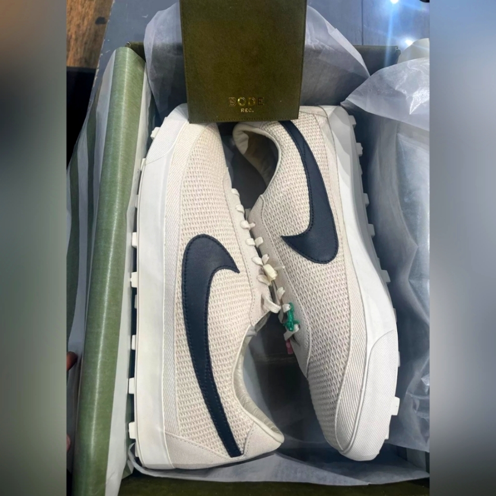 Bode x Nike Rec. Cape Cod Cream Black size 13 New